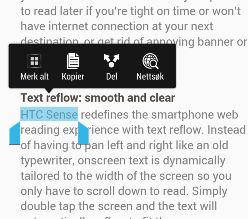 34 Din første uke med den nye telefonen din Arbeide med tekst Velge, kopiere og lime inn tekst I apper som for eksempel nettleseren og E-post, kan du velge og kopiere tekst og deretter lime den inn
