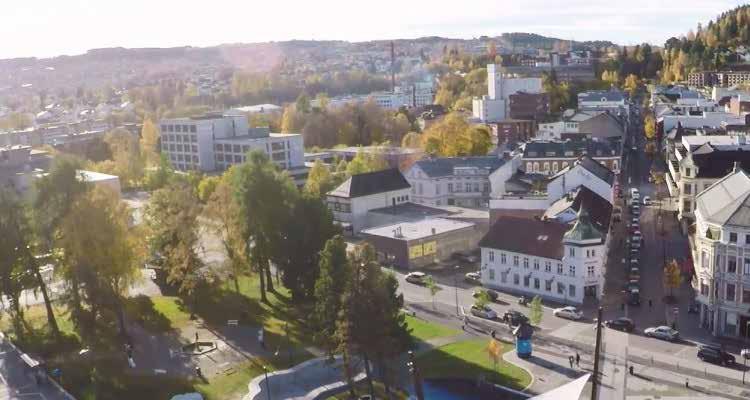 1.4 Nye bydeler Utvikling av campus Gjøvik og transformering av Huntonstranda kan bidra til utvikling av en levende og urban by tett ved Mjøsa.