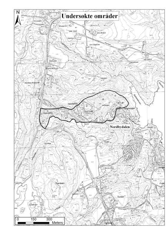 Fig. 2c Kart med det undersøkte området