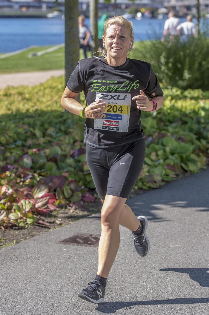 Ellen Sunne i sterkt driv i sin debut som maratonløper bare et år etter at hun gikk