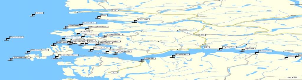 predasjon i elvemunning Den enkelt laksesmolten har