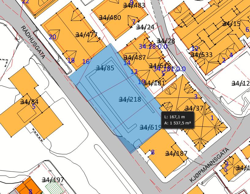 Vedlegg (integrert i saksframlegg): 1. Kart over foreslått avgrensing «Kart 1» 2. Utsnitt av gjeldande reguleringsplan. «Kart 2» 1. Kart over foreslått avgrensing. Kart 1.