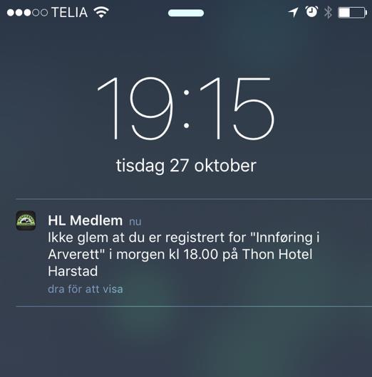 Styrk ditt varemerke og din profil - Din logo vises som ikon på brukerens telefon - Din logo er aktiv og kan påkalle brukeren oppmerksomhet.