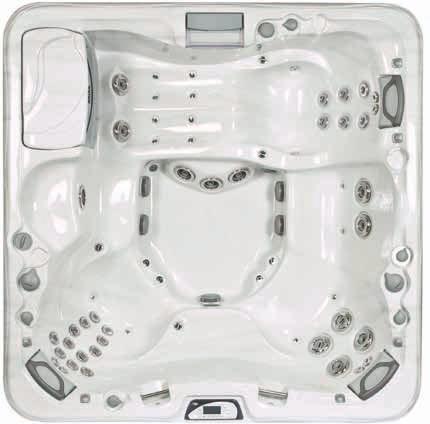 Ergonomi i særklasse Sitteplassene i våre massasjebad er designet slik at kroppen får optimal støtte under vannet.