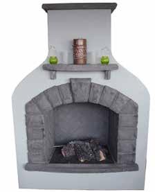 Ventless Fireplace En meget stilig utepeis som lett plasseres i hagen. - 28.000-41.000 BTU.