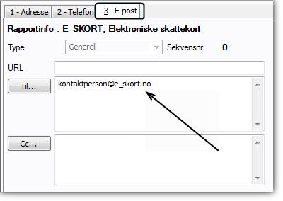 Dokumenttypene er opprettet med de verdier som løsningen krever og skal ikke endres i noen av