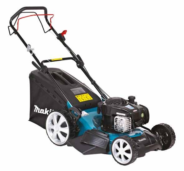 232,- eks mva MAKITA GRESSKLIPPER, BIO Bensin, PLM5130N Briggs & Stratton motor ReadyStart 161cm³ Klippebredde 51cm Hjul med kulelager 4