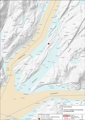 Samnangerfjorden inngår som biled med farledsnummer 2214.