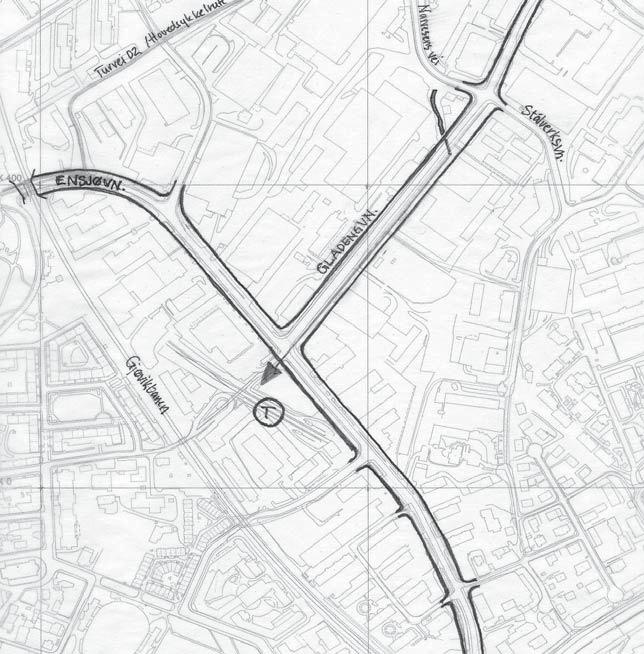 05) Utformingen skal tilpasses en kjørehastighet på 30 km/t der gatene vil framstå med betydelig fotgjengertrafikk, evt. 40 km/t på de ytre parsellene der det er fœrre fotgjengere.