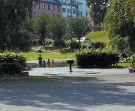 5.4 Vestre parkdrag Vestre parkdrag, den andre av to hovedgrøntdrag, strekker seg i hovedsak langs den vestre skråningen forbi kjerneområdet, fra Tiedemannsparken til Ensjøveien, deretter via Ensjø