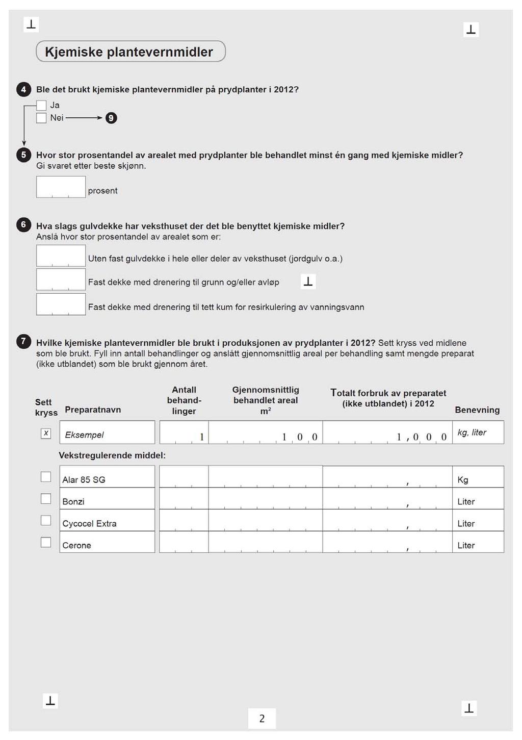 Rapporter 61/2013 Bruk av plantevernmidler i