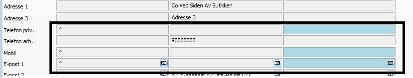 p_tlfx VARCHAR2 15 p_mbt VARCHAR2 15 p_mailadr VARCHAR2 100 p_spraak VARCHAR2 2 p_webadr VARCHAR2 100 p_mailadra VARCHAR2 100 p_gate_pokode VARCHAR2 5 p_ansiennitet_dato DATE 7 p_klkode VARCHAR2 8 i