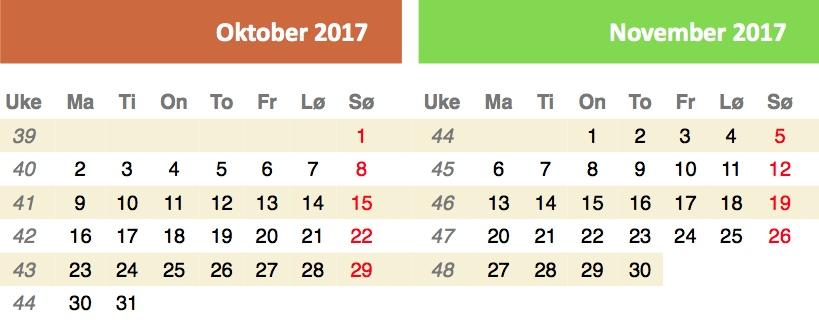 Utreise ekstradager Turstart standard turpakke Hjemreise (tidlig utreise) Reiseleder møter deltakerne på flyplassen ved ankomst også for de som ankommer 27. oktober.