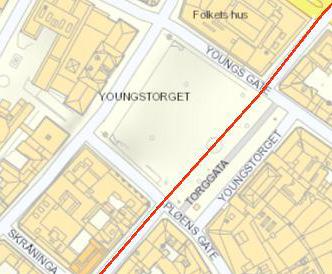 CASESTUDIE Enkelte dager er det mulig å sykle over torget, andre dager er det ikke mulig.