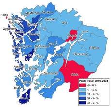 Befolkningsutvikling og samansetning - Utviklingstrekk Ved årsskiftet 2015 var folketalet i Hordaland 511 357, ein auke på 6 111 innbyggjarar frå fjoråret.