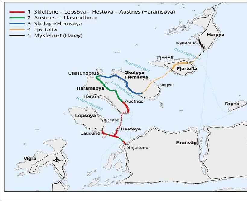 Fv. 659 Nordøyvegen Kontraktstratgi, fortsettelse: Til slutt vil vi lyse ut en kontrakt for alle elektroinstallasjoner i prosjektet. Dette planlegges utlyst som totalentreprise.