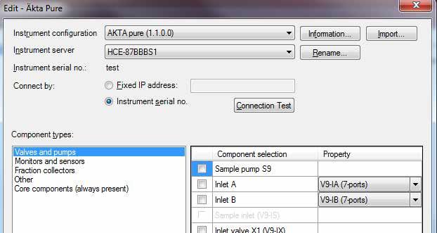 4 Installasjon 4.2 Koble til ÄKTA pure 4.2.1 Strøm og kommunikasjon Trinn 1 Handling I Administration-modulen velger du Tools:System Properties, eller klikker på System Properties for å åpne dialogen.