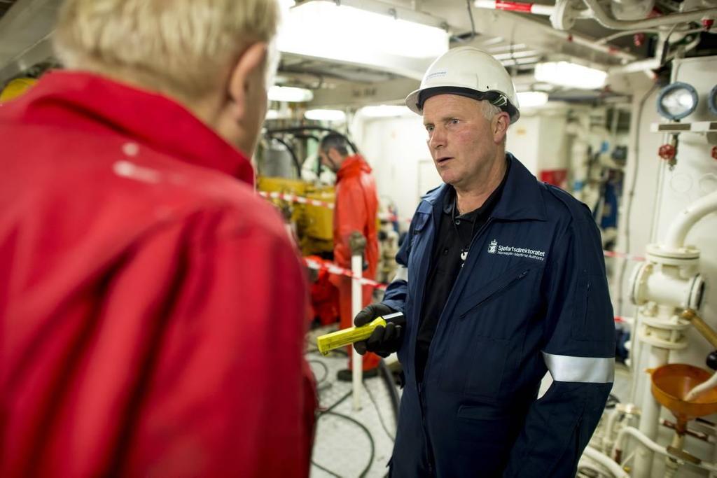 Hovedoppgaver Trygge liv og helse, miljø og materielle verdier Føre tilsyn med norske fartøy og deres rederier Utstede sertifikater for sjøfolk og føre tilsyn med norske