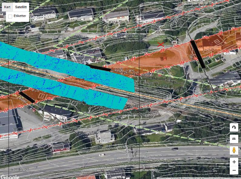 Bypakken og Geomatikk Kartgrunnlaget: Terreng nivå masseoppgjør Geologisk kartverk Ledningskartverk Eiendom Fastmerker Kvalitet på