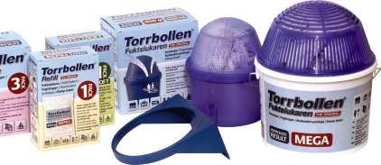 12.51 Torrbollen fuktsluker - Standard TORRBOLLEN fjerner effektivt fukt og minsker risikoen for mugg og dårlig lukt. Den er idéell å bruke i båten ved vinteropplag.