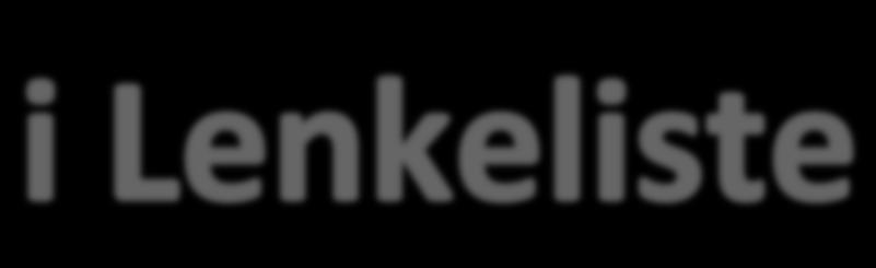 teller < antall ); public T next() { T returnerdenne = pekertilneste.obj; teller++ ; pekertilneste = pekertilneste.