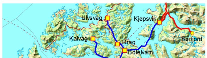 4. Beskrivelse av planlagte tiltak 4.1. Begrunnelse 4.1.1. Dagens situasjon i regionalnettet behov for utbedring Regionalnettet til Nord-Salten Kraft (NSK) har i dag 66 kv systemspenning.