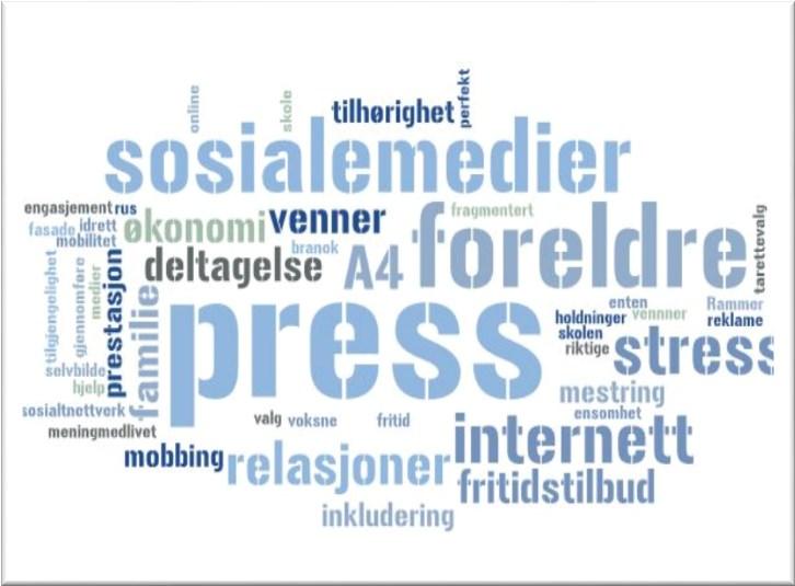 I mai 2016 ble det gjennomført ei arbeidsøkt for ungdom og foreldre, samt ansatte som arbeider med barn og unge, med fokus på barn og unges oppvekstvilkår i Modum.