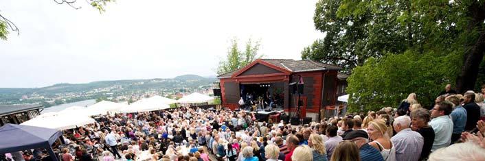 Parkjazz i Brekkeparken. Publikumsbesøket kan videreutvikles ved fortsatt å ha fokus på felles markedsføring, initiering av nye arrangementer og festivaler, arrangørutvikling mm.