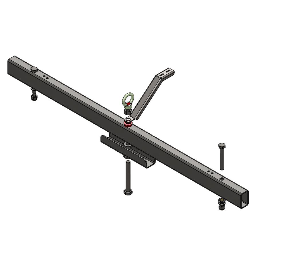 MONTERINGSANVISNING FOR FREMRE OPPHENG MED 1 SKINNE 1 5 3 13 12 4 SCALE 1 : 5 6 7 8 10 2 ITEM NO. PART NUMBER DESCRIPTION QTY.