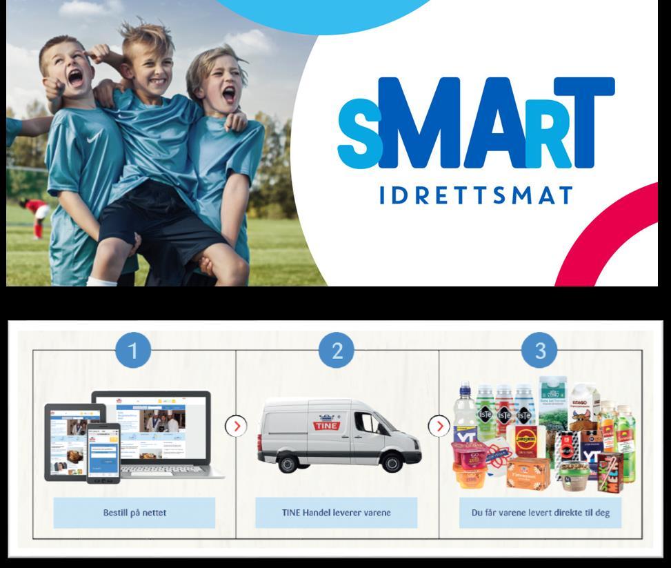 Server Smart Idrettsmat på TINE Fotballskole! Et smart kosthold er viktig for små kropper i bevegelse.