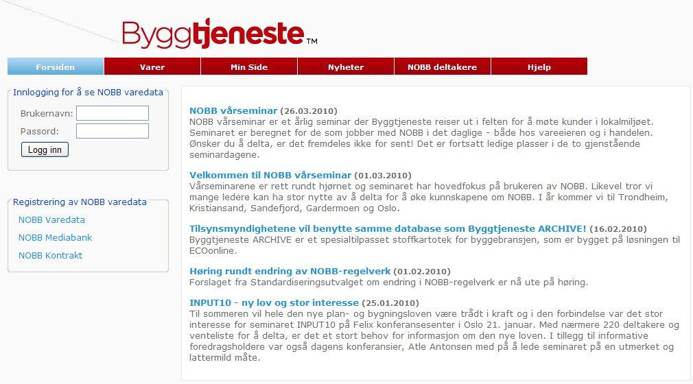 3 Brukerinnstillinger Under brukerinnstillinger blir feltene under Min Side gjennomgått. Her gjøres generelle innstillinger som har innvirkning for andre funksjoner i NOBB.