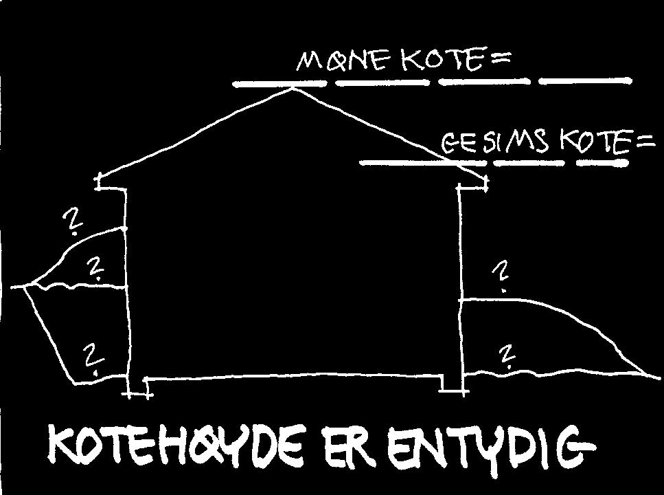 1, målt med utgangspunkt i planert terreng. Antall etasjer skal ikke brukes som høydebegrensning ved fastsettelse av grad av utnytting.