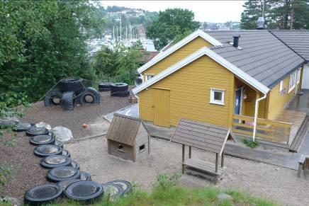 Avdelingen deles i mindre grupper to dager i uka for aktiviteter, samling og lek. De eldste barna har «Skoleklubb» en formiddag i uka. Bragdøya har 18 plasser for barn i alderen 3 5 år.