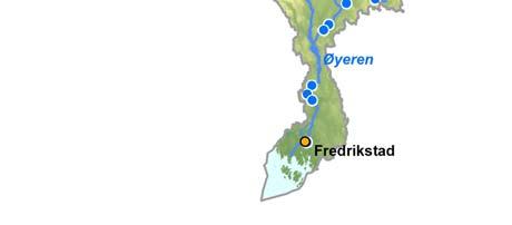 Disse kjennetegnes av at det finnes gode målinger langt tilbake i tid, og representerer ulike typer nedbørsfelt godt. Nedbørfeltet til Glommavassdraget er avbildet i Figur 1.