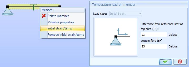 16 TILLEGG A. RELEASE NOTES - VERSJONSMERKNADER Figur A.23: Dialogboksen for initialtøyning og -temperatur. Detaljer Feilen er av kosmetisk art, men er rettet fordi det var fort gjort.