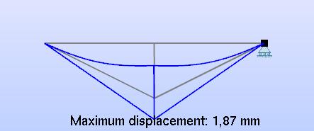 30 TILLEGG A. RELEASE NOTES - VERSJONSMERKNADER Figur A.42: Momentdiagram med normalisert skala t.v. og økt skalering t.h. A.2.3 Tegning av joints og supports ID 22 Klassifisering Feil Rapportert i versjon 3.