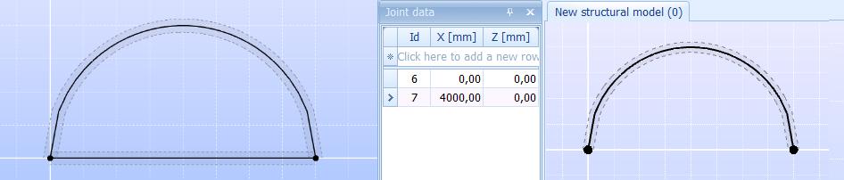 A.4. KONSTRUKSJONSMODELL 47 Figur A.74: Etter endring. Detaljer Arch members, definert av radius, med fullt utstrekning klarer ikke å benytte snap funksjonen.