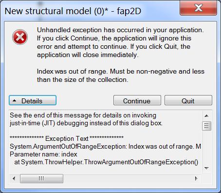 Det er også endret slik at joints med flere MoveJoint-eksentrisiteter ikke krasjer programmet, og figuren i eksentrisitets-dialogen oppdaterer seg korrekt. Namespace fap2d.gui fap2d.