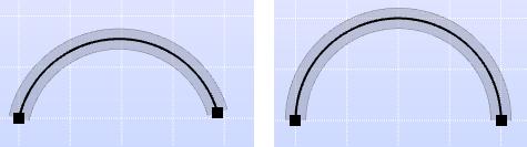 38 KAPITTEL 3. ENDRINGER I FAP2D Bruker blir også hindret fra å modellere circular arch members med ugyldig geometri. Hensikten med dette er først og fremst å unngå programstopp.