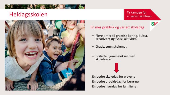 Skal vi få til en skole med et bredere kunnskapssyn og en mer praktisk og variert skoledag, er det behov for å utvide skoledagen.