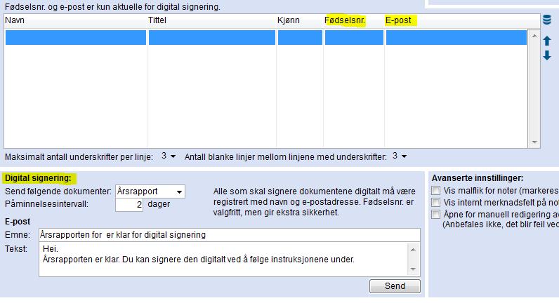 Årsavslutning 2016.3 Denne versjonen har følgende nyheter: Digital signering Årsavslutning er nå integrert med Penneo for digital signering av årsberetning og årsregnskap.