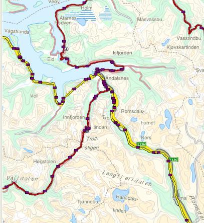 26 ROS-analyser med hensyn til værrelaterte hendelser 1 Nivå 1 Nivå 2 Nivå 2 Nivå 3 Nivå 1 1. PLANLEGGING/ BESTEMMELSE AV KONTEKST 2. ANALYSE 3. EVALUERING 4. HÅNDTERING Nivå 2 1.