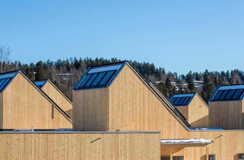 Tekst: Elsebeth Danielsen Artikkel GRØNNE FORBILDER Asker og Oslo kommuner er med på å skape historie med sine nyeste klimavennlige bygg.