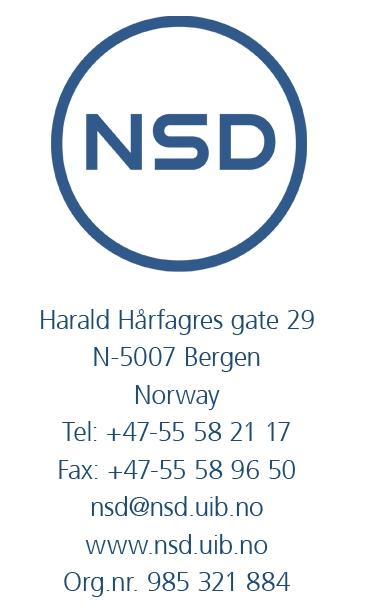 Vedlegg 2: Godkjenning fra NSD Signhild Skogdal Institutt for lærerutdanning og pedagogikk UiT Norges arktiske universitet 9006 TROMSØ Vår dato: 06.11.