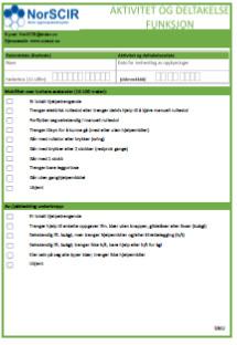 Skjema og registreringsrutiner NorSCIR Samtykkeerklæring Det vises til samtykkeskjema i sin helhet på side 64.