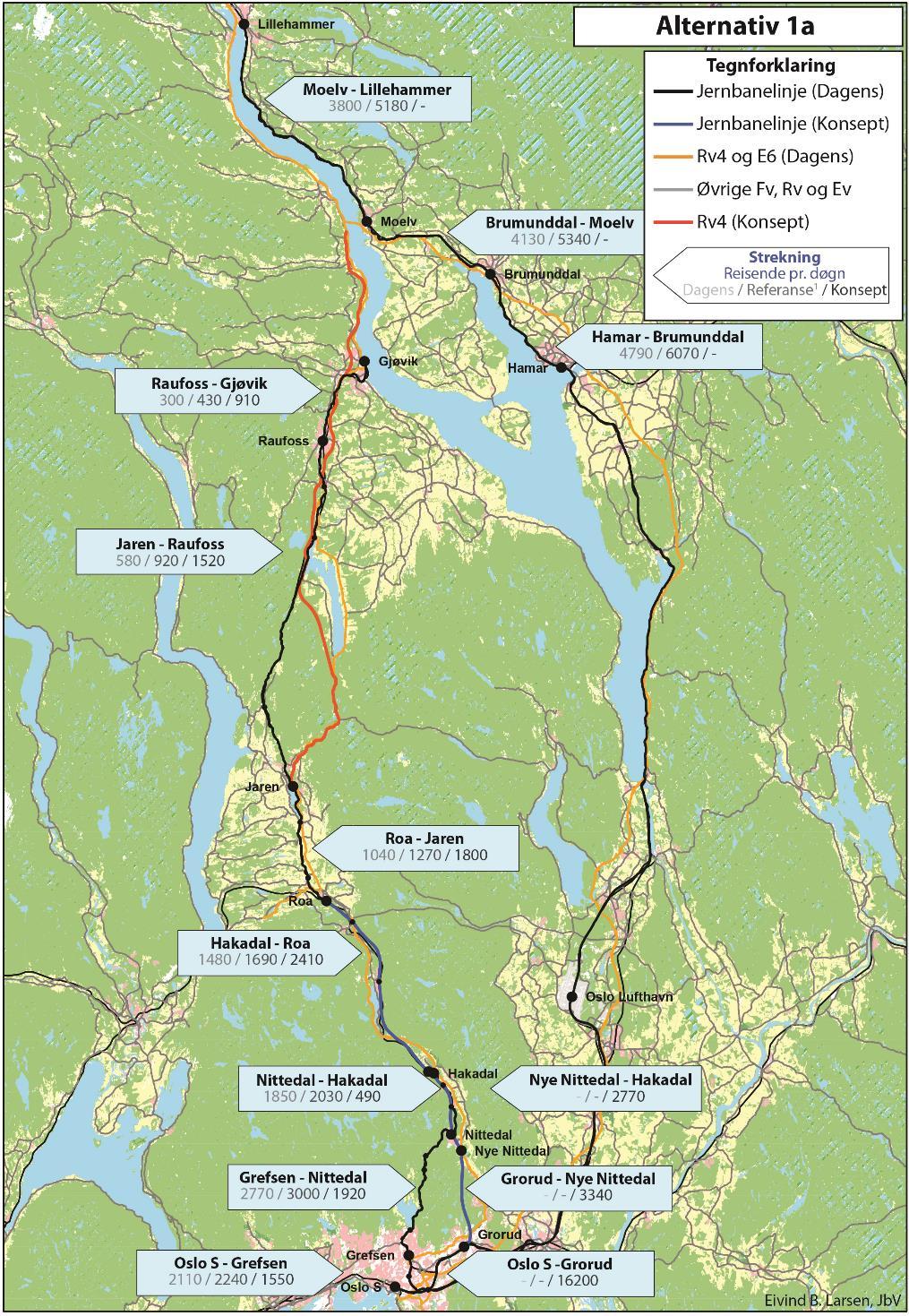 TRANSPORTANALYSE RV4/GJØVIKBANEN 46 Figur 4.