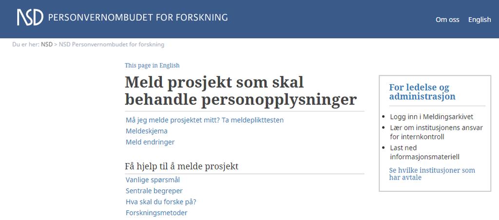 Meldeplikt til