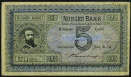 Obj.nr. Obj.nr. Norske årgangssedler 10-kr 521 10 kr 1905 - B. 1249152 - i kvalitet 1-. Seddelen er falmet på forsiden og litt skitten 1 1-kr på baksiden. 445 1 kr 1917 F, kv. 01.