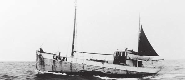 «M/S Østhus» Eiere: Hans Ole Kristoffersen med flere. Hans Ole var Olavs svigerfar. «Østhus» «Østhus» ble bygget i England i 1930 og var rigget som tråler.