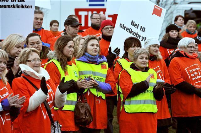 Streikebryteri og avslutning av konflikten Streikebryteri- hvor